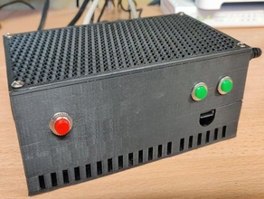 3d-Drucker-controller-box octoprint raspberry pi-Fall relais 3d print model - Mito3D