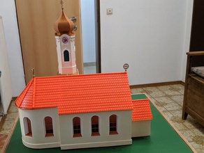 st ulrich Kilisesi Barok Bavyera bayern bina kilise ölçekli model 3d print model - Mito3D