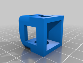 xz 20mm d'étalonnage cube 3d print model - Mito3D
