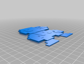 pixel-mario-luigi mario bros nintendo pixelart super luigi 3d print model - Mito3D