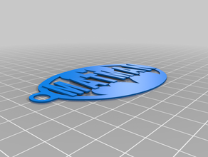 matman portachiavi batman logo di simbolo keychain 3d print model - Mito3D
