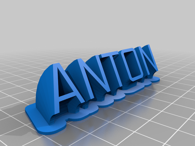 anton customized 3D print model - Mito3D
