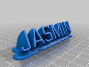 jasmin personnalisé 3d print model - Mito3D