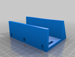 universal tv monitor stand speaker holes 3d print model - Mito3D