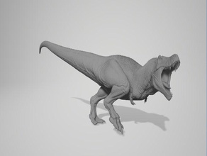t-rex action 3d print model - Mito3D