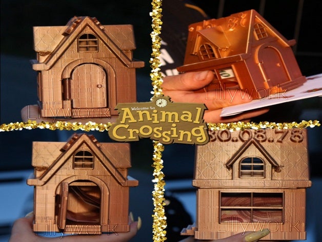 animal crossing house-money-bank acnl animalcrossing bank Münze dollhouse Geschenke Geschenk-box happyhomedesigner home Haus Geld moneybank moneyholder Geld-Geschenk - Geld-Inhaber neue Horizonte neues Blatt nintendo 3ds wechseln sparschwein piggy printinplace drucken Ort Videospiele video-Spiel video-Spiele 3D print model - Mito3D