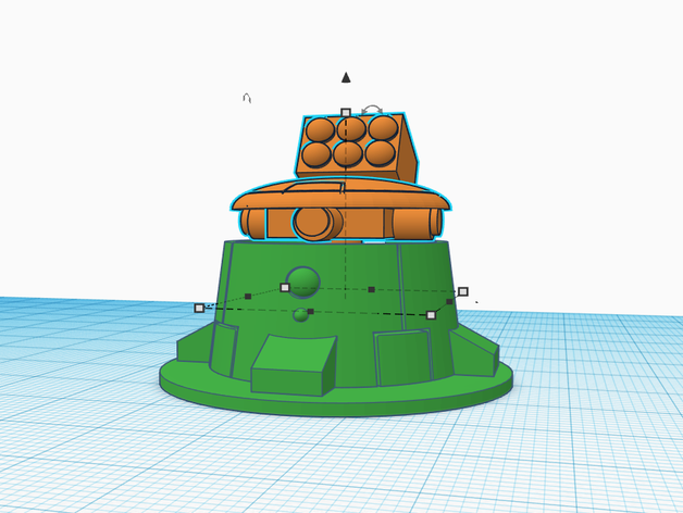 tau ds8 apoyo de la torreta Warhammer 40k el warhammer 3D print model - Mito3D