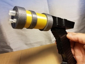 star trek phaser gabbia remix pistola laser prop la tos 3d print model - Mito3D