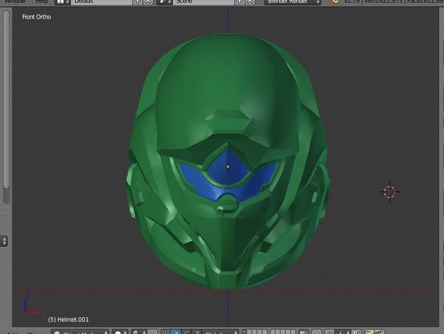 halo 5 - cinza do capacete 3D print model - Mito3D