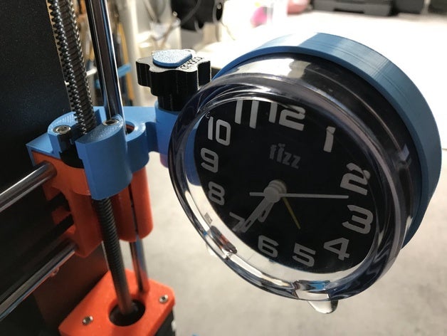 timelapse de l'horloge titulaire la prusa i3 mk3s le 3D print model - Mito3D