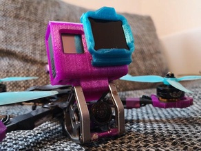 geprc khx kx gopro hero 5 6 7 lenscap khx5 fpv camera mount freestyle racer khx4 khx6 kx4 kx5 kx6 nd filter nytfox purple sainsmart sideloader tbs jello guard tpu 3d print model - Mito3D