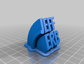 jeff cosa personalizado 3d print model - Mito3D