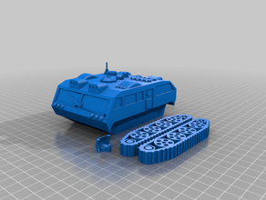 moonexplorer panzer scifi tank 3d print model - Mito3D