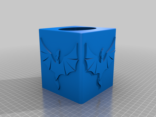 smaug tissue box 3D print model - Mito3D