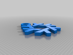 nix nixos Anahtarlık 3d print model - Mito3D