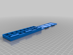 8x2 Hälfte pan Aquarell-kit kundengebundene 3d print model - Mito3D