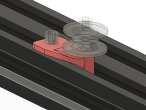 tevo tarantula pro - simples y-tensionador 3d print model - Mito3D