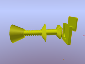 universal spool-Halter-remix 3d-Drucker Teile creator pro schnell filament filament-wechsler filament-Halter spool holder flashforge wechseln Sie das 3d print model - Mito3D