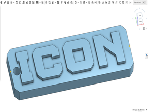 icon tool logo keychain 3dprintable tools 3d print model - Mito3D