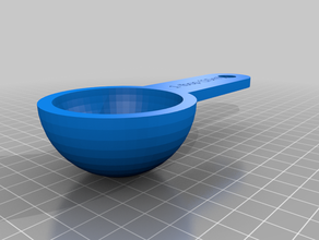 my customized baking measuring spoon 3d print model - Mito3D