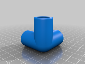 15 3 canto forma de tubo personalizado 3d print model - Mito3D