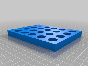 lip balm filling tray 3d print model - Mito3D