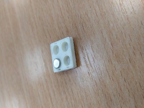 magnete al neodimio contenitore frullatore openscad 3d print model - Mito3D
