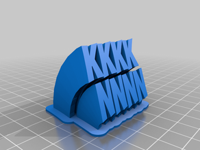 kim personalizado 3d print model - Mito3D