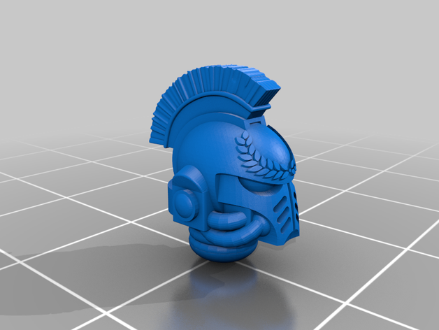 lacivert kask crest 40k primaris warhammer wh40k 3D print model - Mito3D