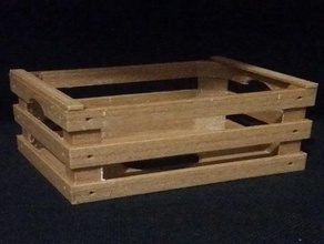 cassetta box frutta legno 3d print model - Mito3D
