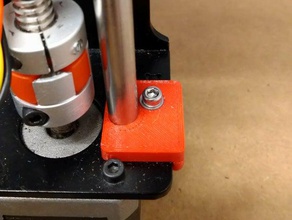 p3steel bottom z axis holder + endstop 3d print model - Mito3D