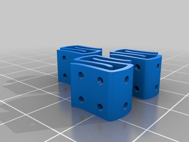 caixa de bateria pilhas botão 3D print model - Mito3D