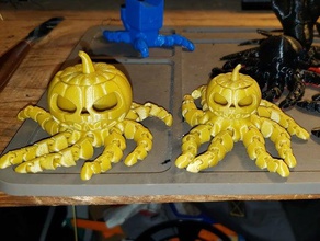 octopumkin maior cabeça de abóbora 3d print model - Mito3D