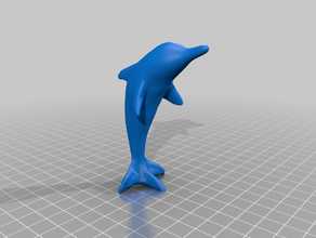 sakai dental delfín escultura 3d print model - Mito3D