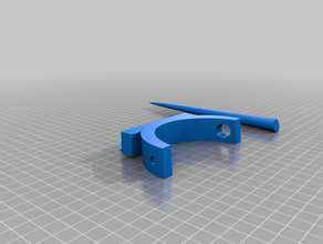 personalised hair clip 3d print model - Mito3D
