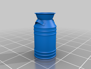 old type milk can 3d print model - Mito3D