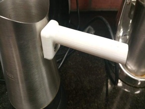 coffee pot handle grip replacement 3d print model - Mito3D