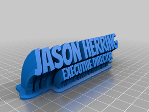jason herring customized 3d print model - Mito3D