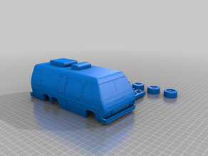 gmc camping-car rv duplo 3d print model - Mito3D