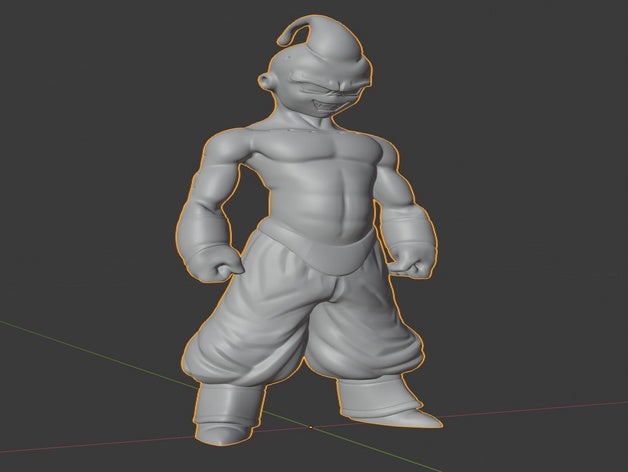 kid buu não entendo dragonballz dragonball z grandista kidbuu majin 3D print model - Mito3D