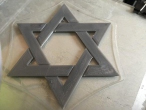 hanoukka la décoration sans texte chanuka chanukkah hanouka hanoucca 3d print model - Mito3D