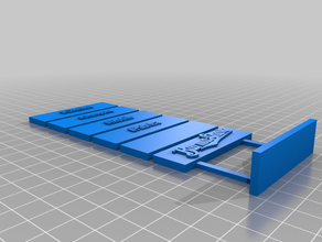 banner customized 3d print model - Mito3D