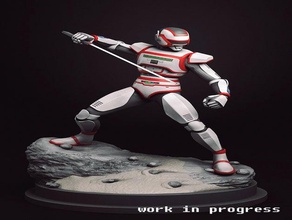 jaspion action-Figur molrc 3d print model - Mito3D