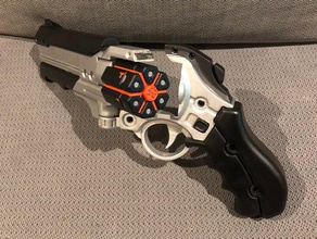 deus ex diamondback cıvatalı & Özet Ara kır elmas silah tabanca revolver 3d print model - Mito3D