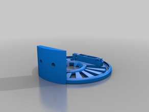 cooler ender 3 led de 8 cm suporte 3d print model - Mito3D