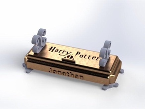 base para varita di harry potter 3d print model - Mito3D