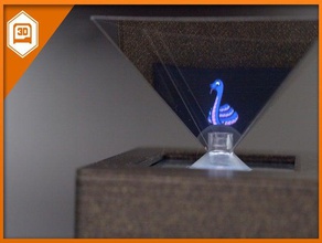 hologram pyportal adafruit holokron 3d print model - Mito3D