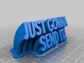 just gonna send office customized 3d print model - Mito3D