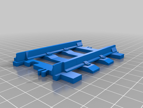 rail little toys & games lego train track railway railways 3d print model - Mito3D