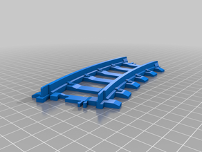 swivel rail lego toys & games train track railway railways 3d print model - Mito3D